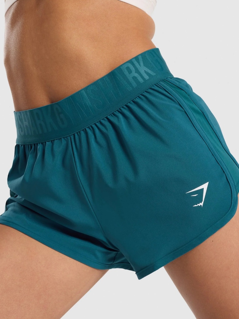 Gymshark Teal training loose fit Athletic Shorts z